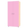 Шкаф двустворчатый ГК 900 дуб молочный розовый