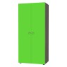 Шкаф двустворчатый ГК 900 венге зеленый